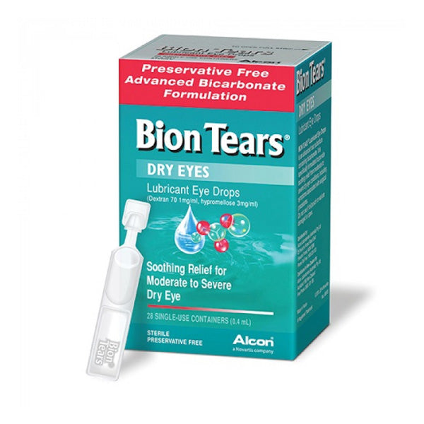 Bion Tears Lubricant Eye Drops 28 x 0.4ml