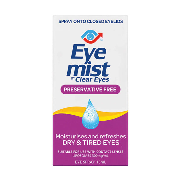 Clear Eyes Eye Mist Spray 15ml