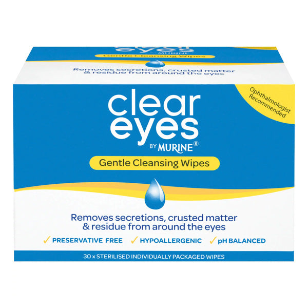 Clear Eyes Cleansing Wipes 30pk