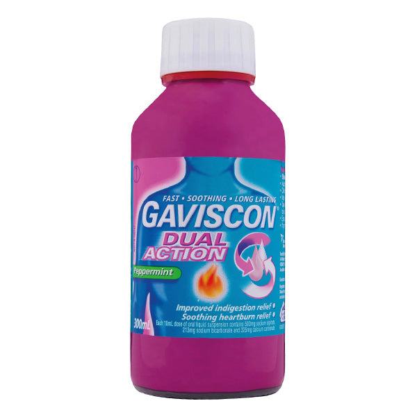 Gaviscon Dual Action Peppermint Liquid
