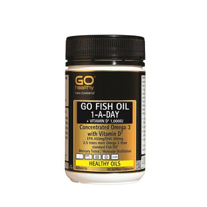 Go Fish Oil One-A-Day Vit D3 1000IU