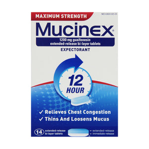 Mucinex Max Strength 1200mg 14s