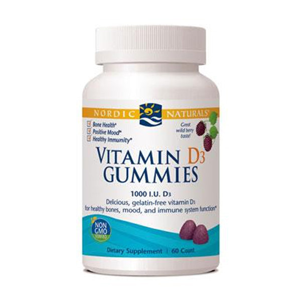 Nordic Naturals Vitamin D3 Gummies Wild Berry