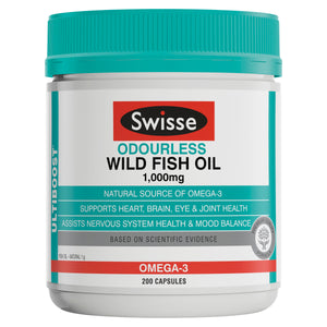 Swisse Ultiboost Wild Odourless Fish Oil
