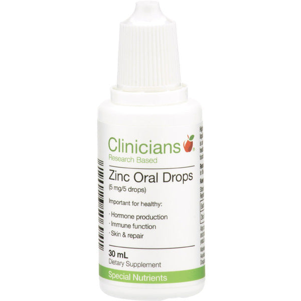 Clinicians Zinc Oral Drops