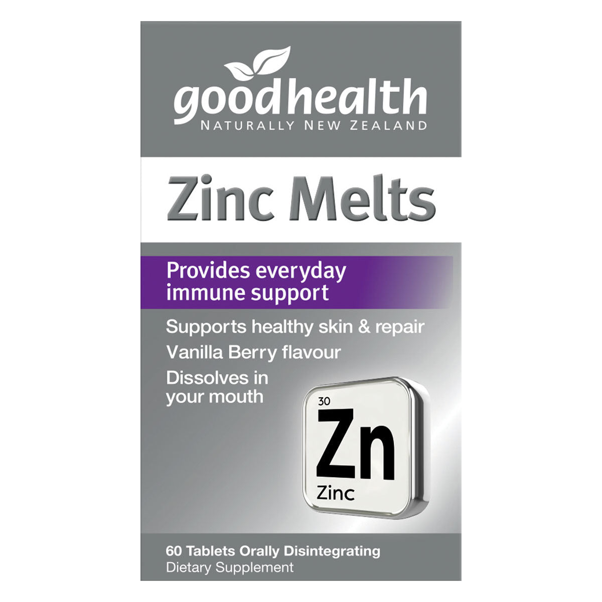 Good Health Zinc Melt Tablets 60s