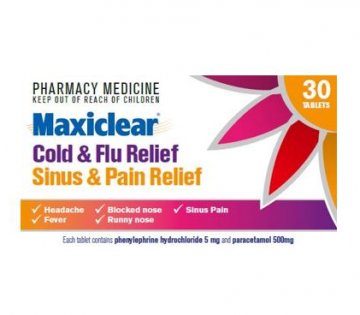 Maxiclear Sinus & Pain Relief Tablets 30s