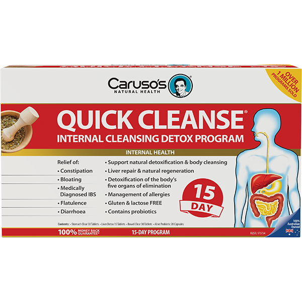 Carusos Natural Health Quick Cleanse 15Day Detox Program