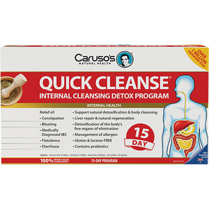 Carusos Natural Health Quick Cleanse 15Day Detox Program