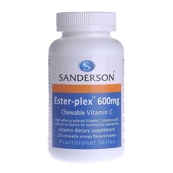 Sanderson Ester-Plex Vitamin C 600mg Mix Flavours  Chew