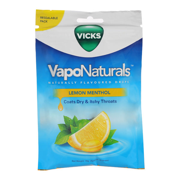 Vicks Vapnaturals Lemon Menthol 19pk